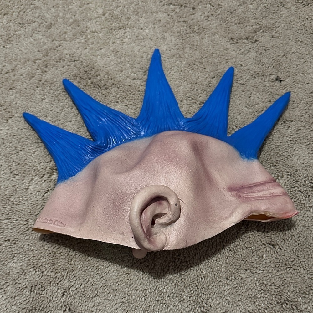 Vintage Disguise Punk Rocket Mohawk Mask Halloween